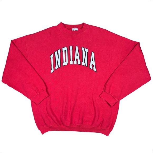 Vintage Tultex Indiana University College Crew Neck Pullover - Size XXL - Picture 1 of 6